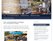 Tablet Screenshot of flohmarkt-stuttgart.com
